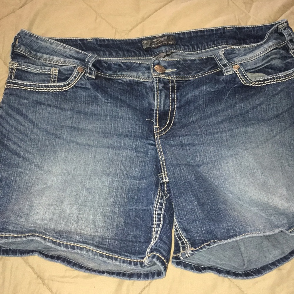 Suki Silver Shorts
